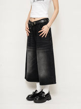 VINTAGE KNEE LENGTH OVERSIZE JEAN