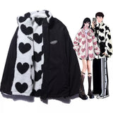 REVERSIBLE CAPITONE HEARTS JACKET