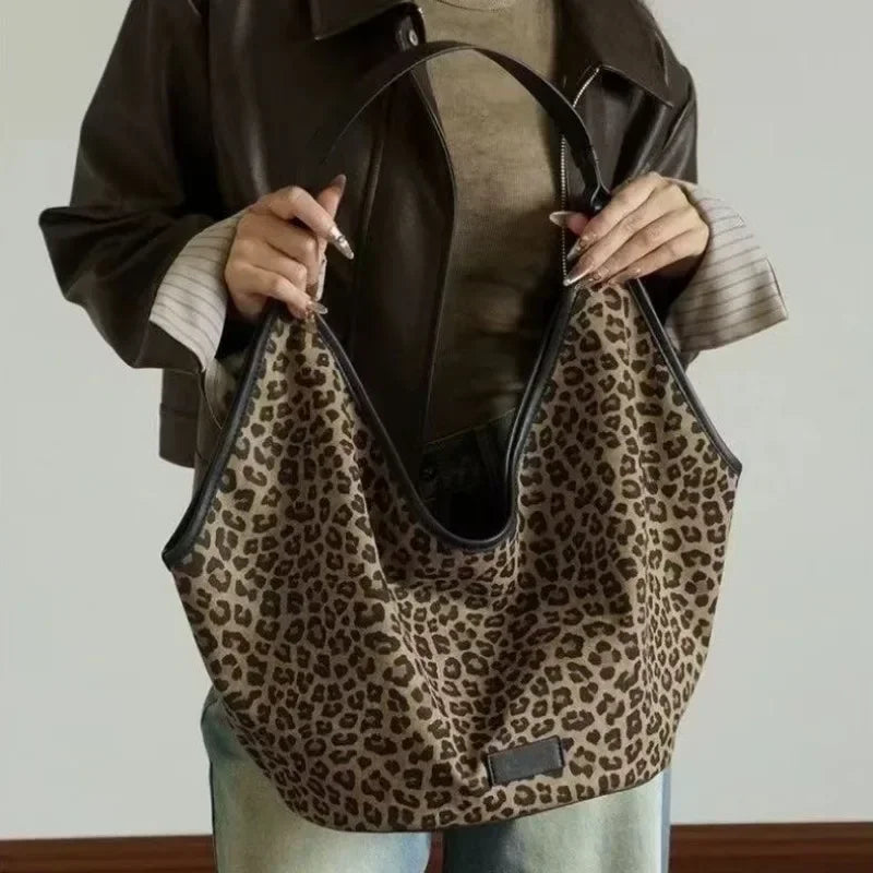 KOREAN STYLE LEOPARD TOTE BAG