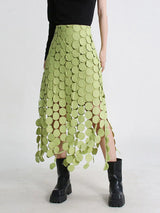 ASYMMETRICAL TASSEL SKIRT