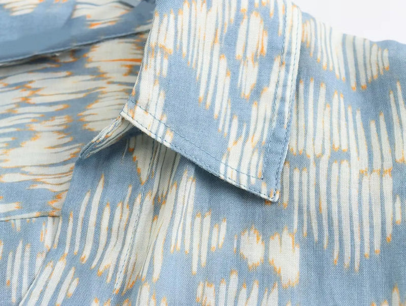 OPULA SINGLE LAPEL SUMMER DRESS