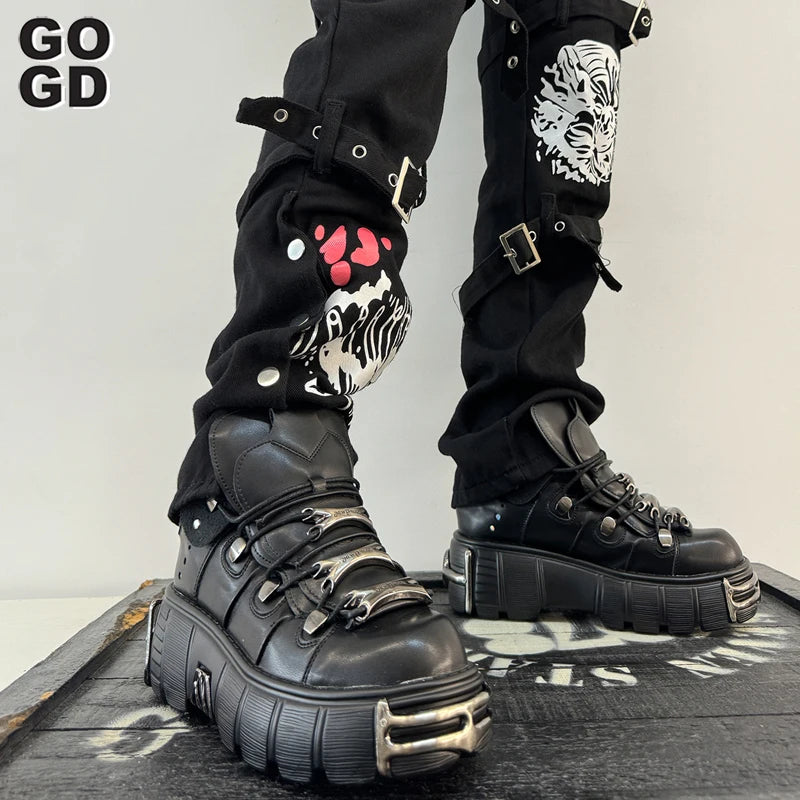 OPULA ANKLE PUNK BOOTS