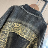 CUSTOM DESIGN PATCHWORK LEOPARD JACKET