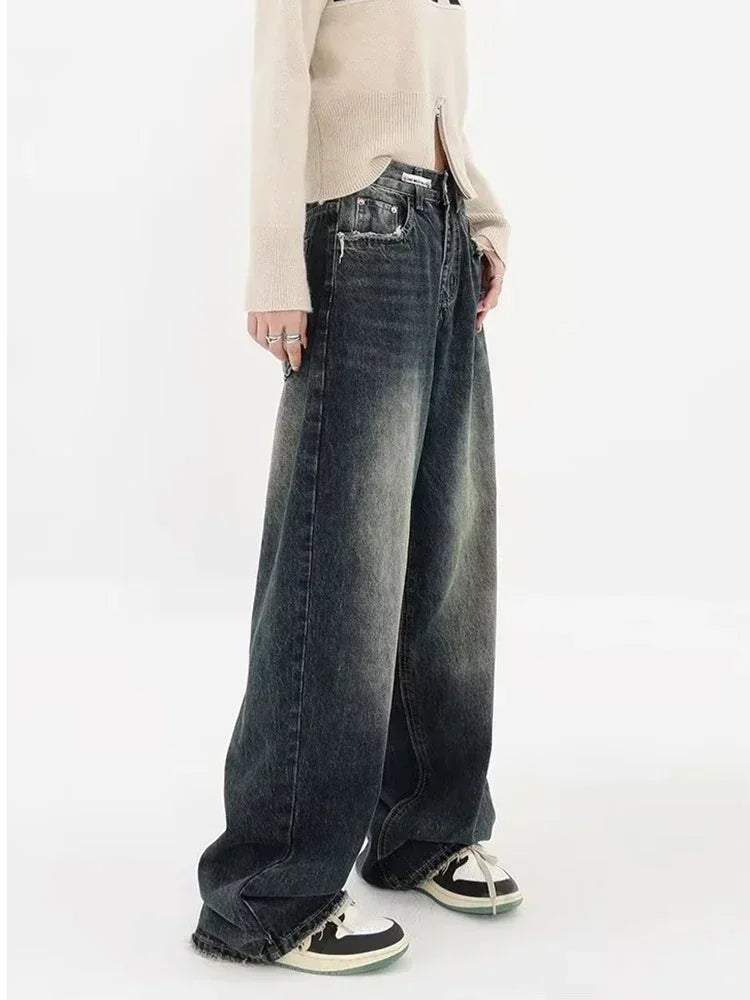 AMERICAN STYLE BAGGY RETRO JEANS