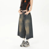 VINTAGE KNEE LENGTH OVERSIZE JEAN