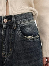 AMERICAN STYLE BAGGY RETRO JEANS