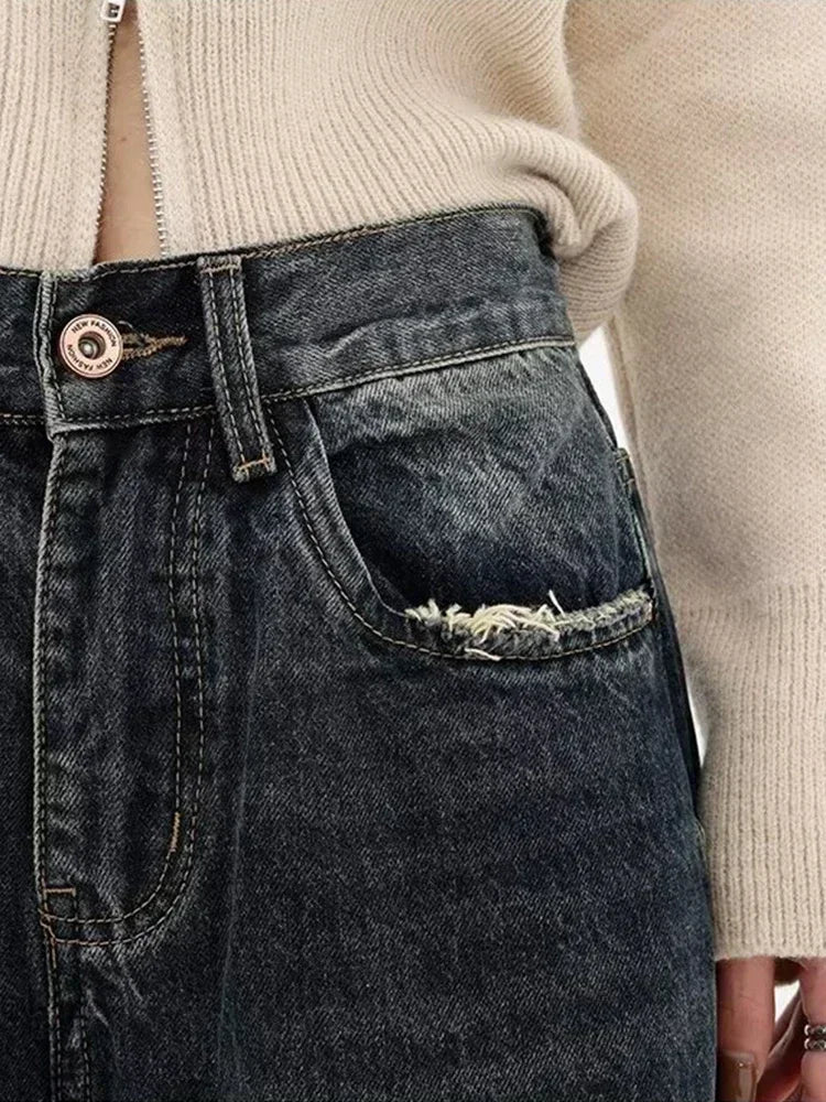 AMERICAN STYLE BAGGY RETRO JEANS