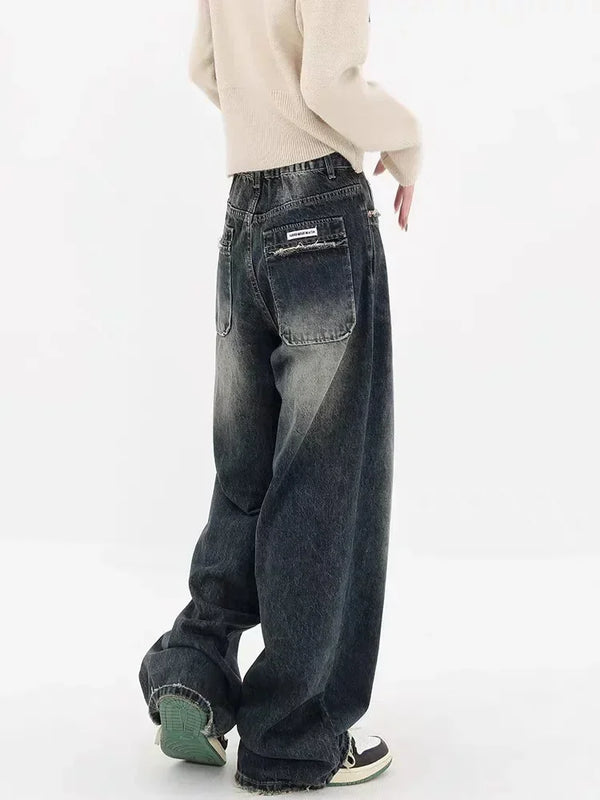 AMERICAN STYLE BAGGY RETRO JEANS