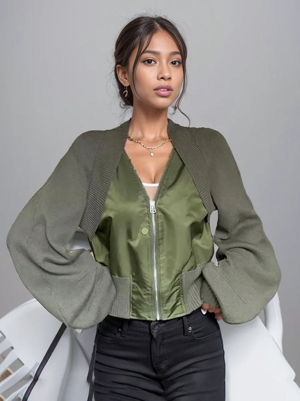 IRREGULAR TWO PIECE JACKET