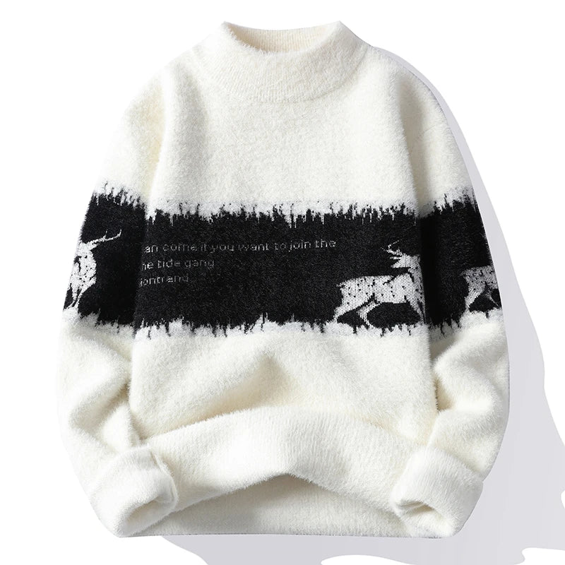 VINTAGE DEER PULLOVER