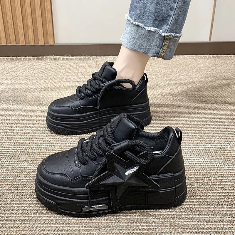 FLASHY STAR PLATFORM SNEAKERS