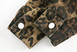 OPULA VINTAGE BLACK LEOPARD JACKET