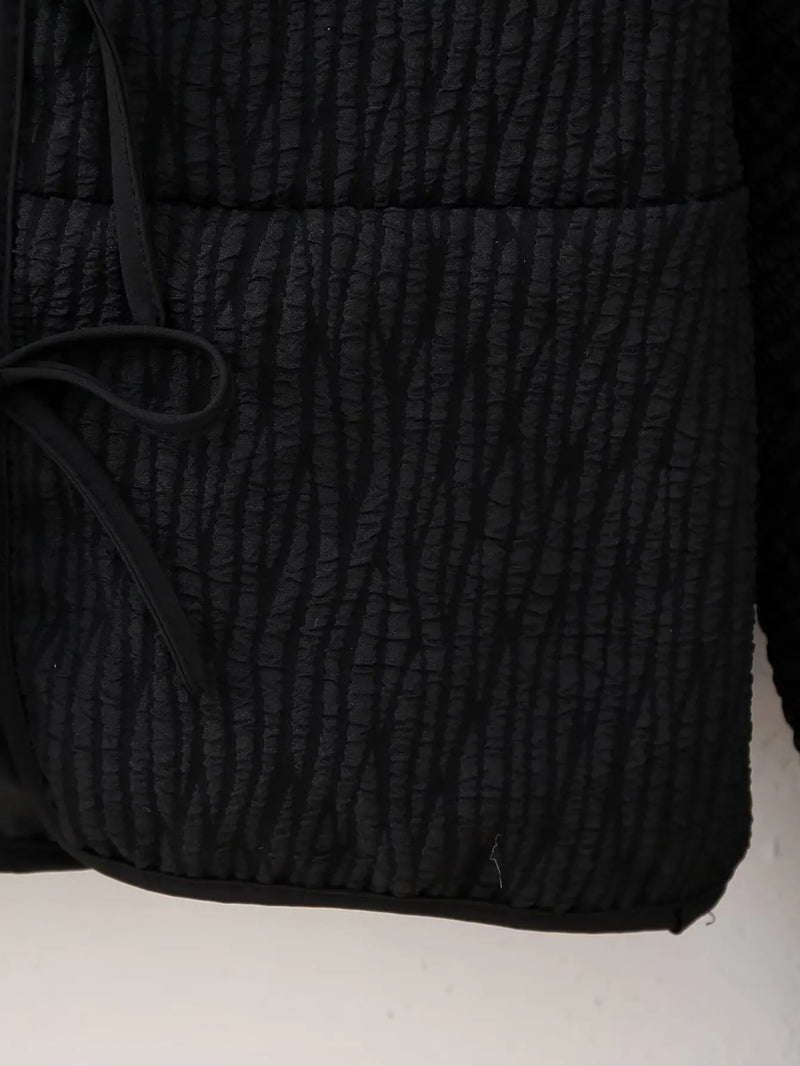 OPULA LACE UP CRACK JACKET