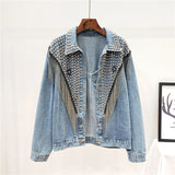 KOREAN TASSEL DENIM JACKET