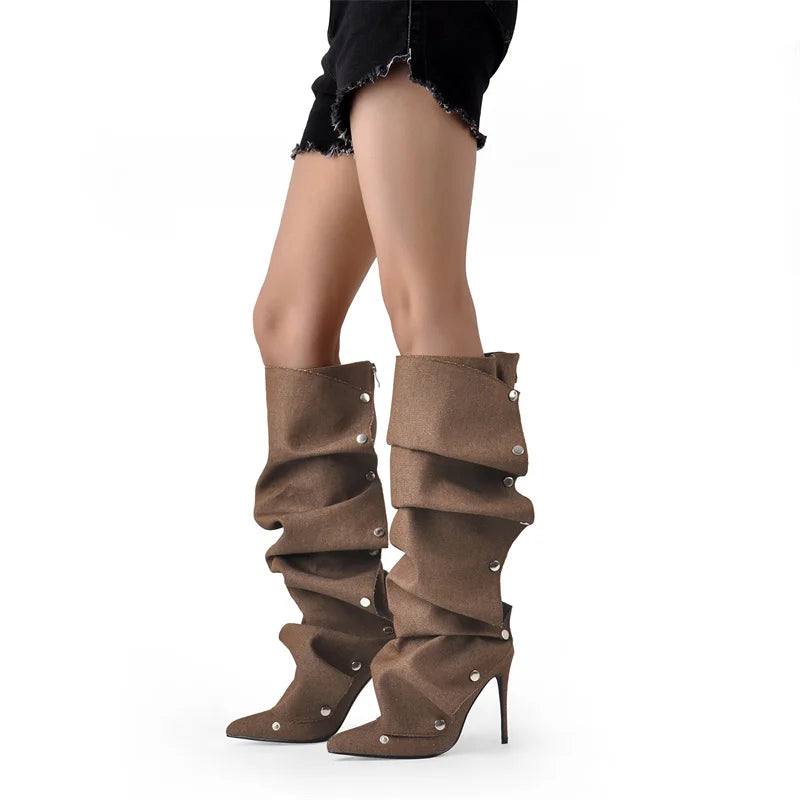 OPULA STILETTO REMOVABLE FASHION BOOTS