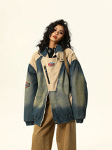 OPULA VINTAGE WASHED DENIM JACKET