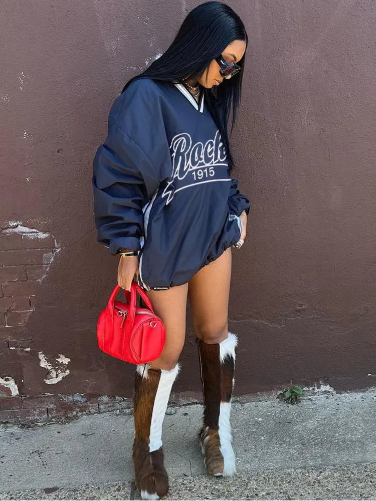 OPULA STREET STAR LOOSE SWEATSHIRT