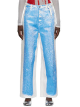 CONTRAST COLOR PRINTED JEAN