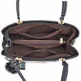 STYLISH PLAID PATTERN HANDBAG