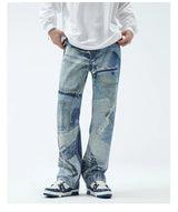 OPULA PATCHWORK VINTAGE RETRO DENIM JEAN