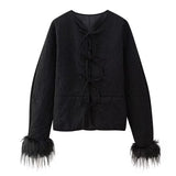 OPULA LACE UP CRACK JACKET