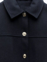 OPULA GOLD BUCKLE SOFT COAT