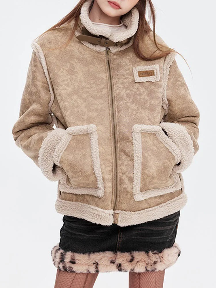 VINTAGE FLEECE WOOL COAT
