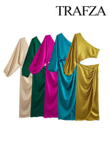 OPULA ASYMMETRIC ELEGANT PARTY DRESS