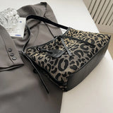 LEOPARD CROSSBODY TOTE BAG