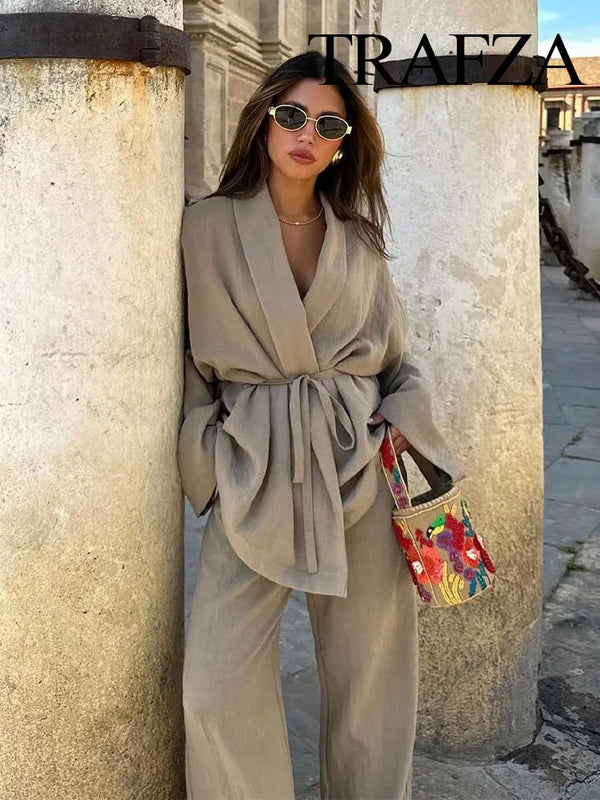 OPULA TWO PIECE LOOSE KIMONO SET