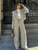 OPULA VINTAGE WIDE LEG TWO PIECE SET