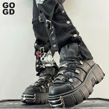 OPULA ANKLE PUNK BOOTS