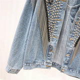 KOREAN TASSEL DENIM JACKET