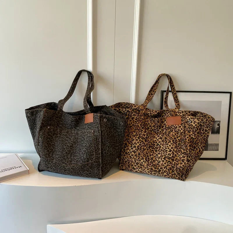OPULA LEOPARD SHOULDER BAG