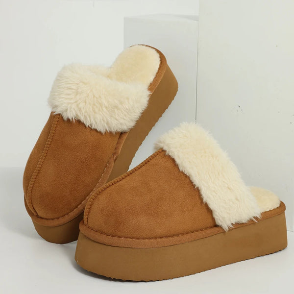 FLUFFY CASUAL SLIPPERS