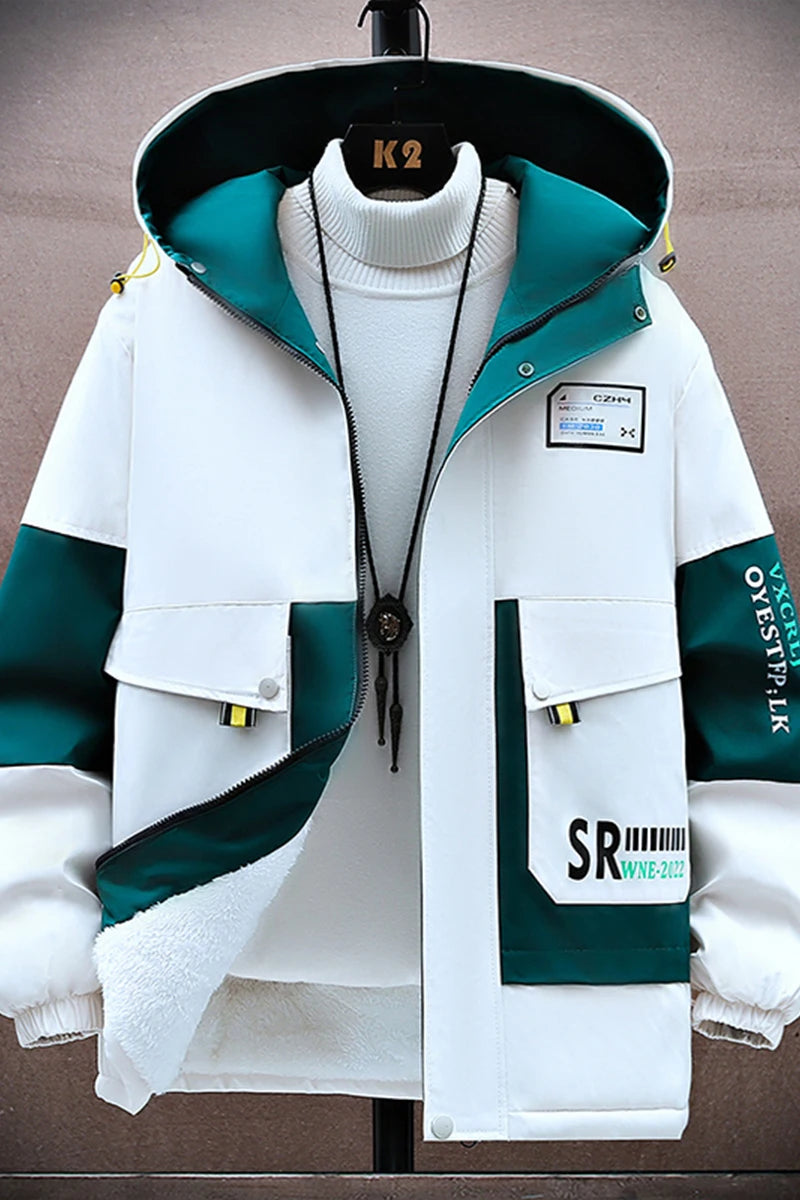 HOODED FURRY WINTER COAT