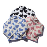 REVERSIBLE CAPITONE HEARTS JACKET