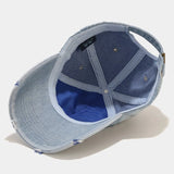 OPULA UNISEX WASHED DENIM BASEBALL CAP