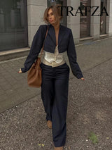 OPULA VERSATILE CROP BLAZER SET