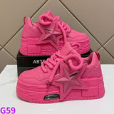 FLASHY STAR PLATFORM SNEAKERS