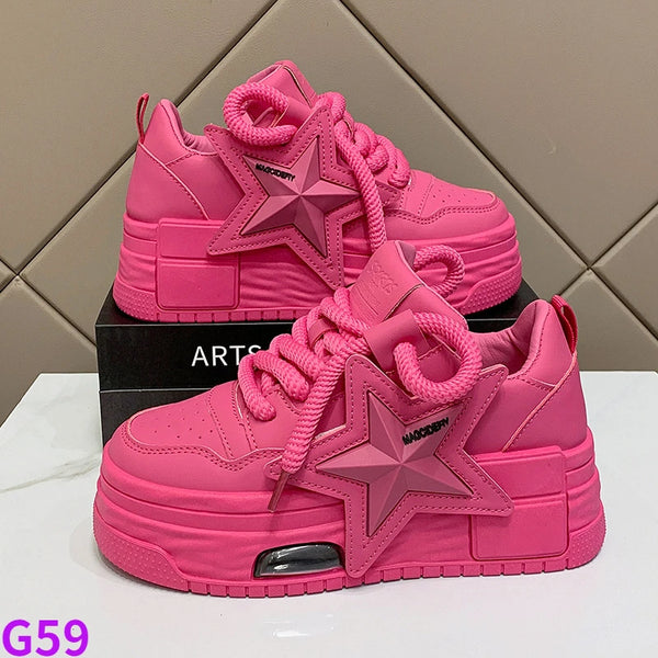 FLASHY STAR PLATFORM SNEAKERS