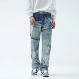 OPULA PATCHWORK VINTAGE RETRO DENIM JEAN