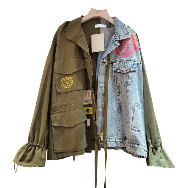 PATCHWORK TWO PIECE VINTAGE CEKET