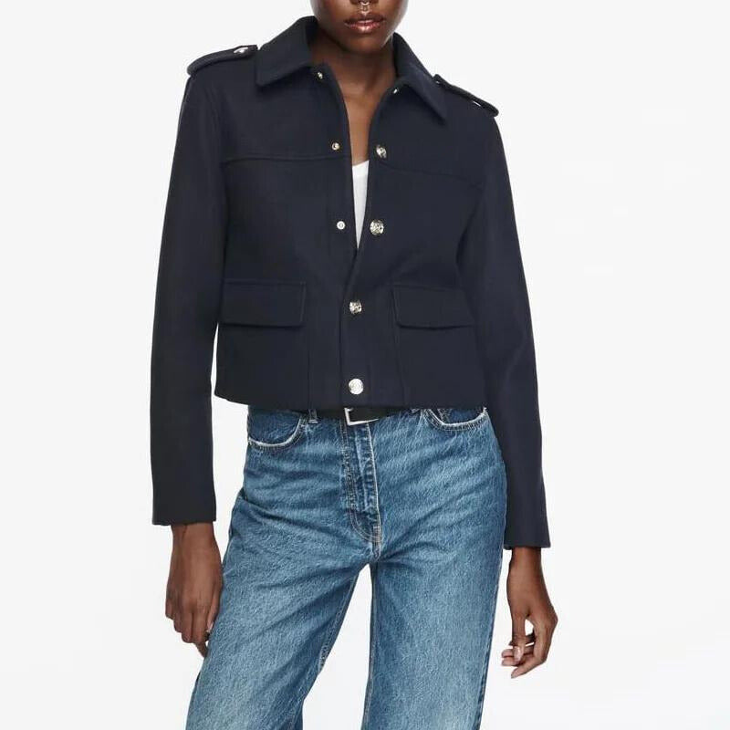 OPULA GOLD BUCKLE SOFT COAT