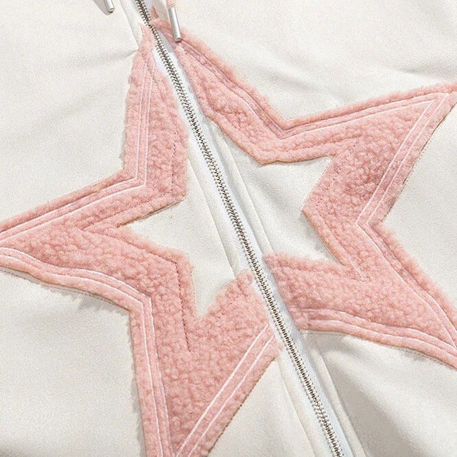 OPULA FLUFFY STAR HOODIE