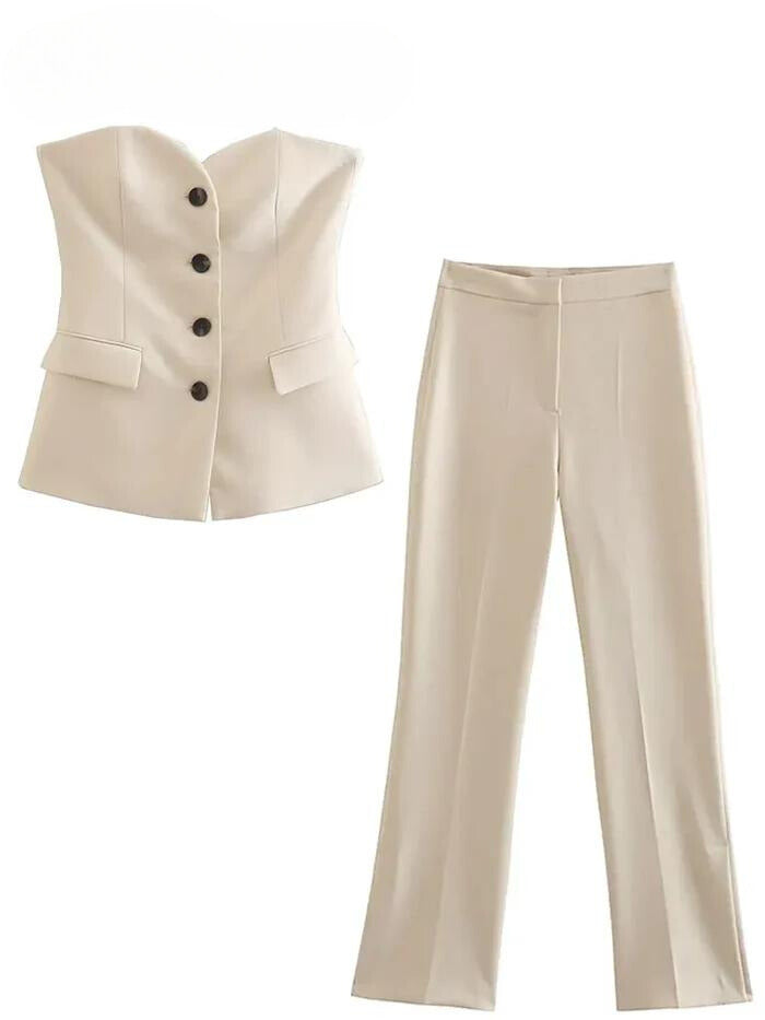 OPULA SLEEVELESS TUBE COMMUTER SET