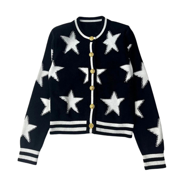 OPULA ICONIC STAR CARDIGAN