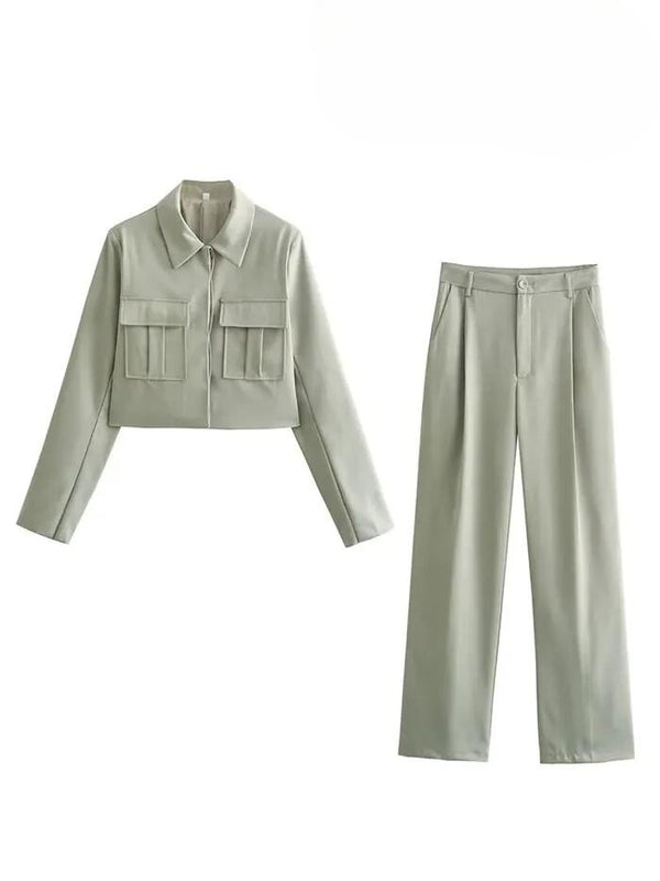 OPULA VINTAGE WIDE LEG TWO PIECE SET